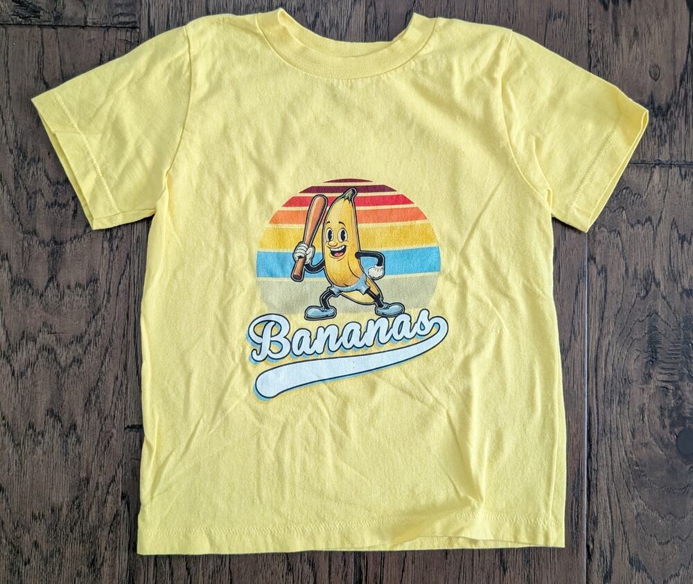 Yellow Banana Baseball Shirt